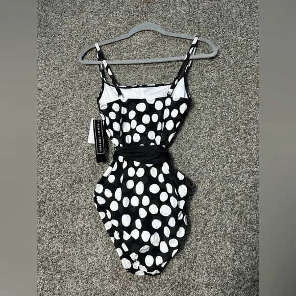 NWT La Blanca Standard Lingerie One Piece Swimsuit Size 6 - Picture 4 of 7